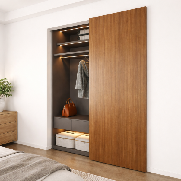 Montering af skyded�r med skjult skinnesystem � s�dan g�r du (Ghost)