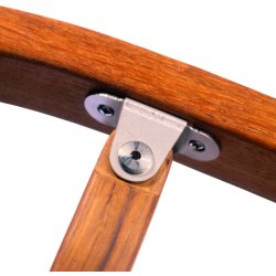 U- Beslag til Armln - Gulforzinket Stl