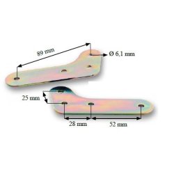 Samlebeslag til Havestol - Sde & Ryg - Rustfri Stl
