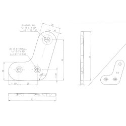 Samlebeslag til Havestol - Sde & Ryg - Hjre