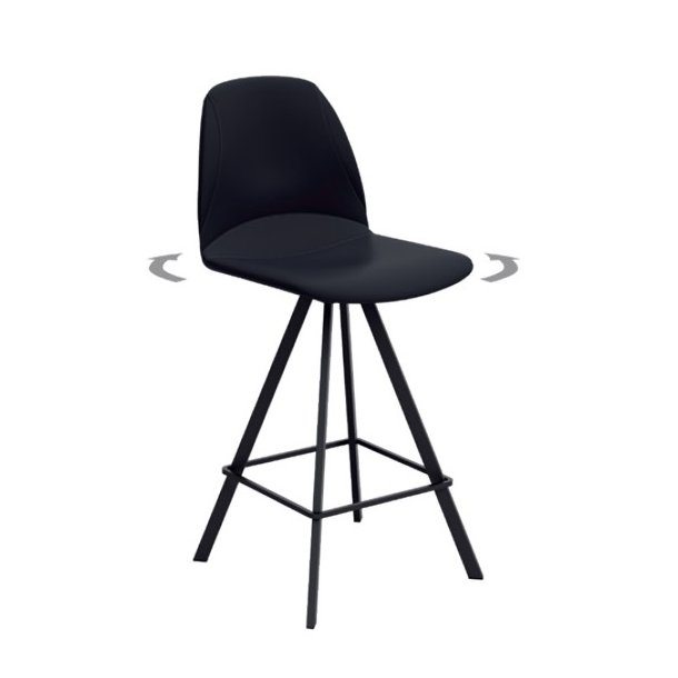 Drejebeslag 360 - 151x151mm - Vgtbelastning 150Kg