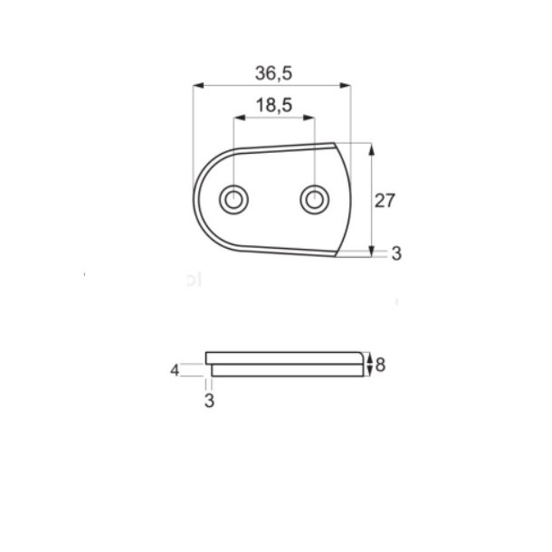 Universal Oph�ngsbeslag "Pac" Han Del - Sort