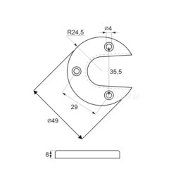 Universal Oph�ngsbeslag "Pac" Hun Del - Sort