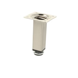 Mbelben "Vera" 25x25mm - Hjde 100mm - Brstet Stl