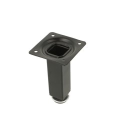 Mbelben "Vera" 25x25mm - Hjde 100mm - Sort