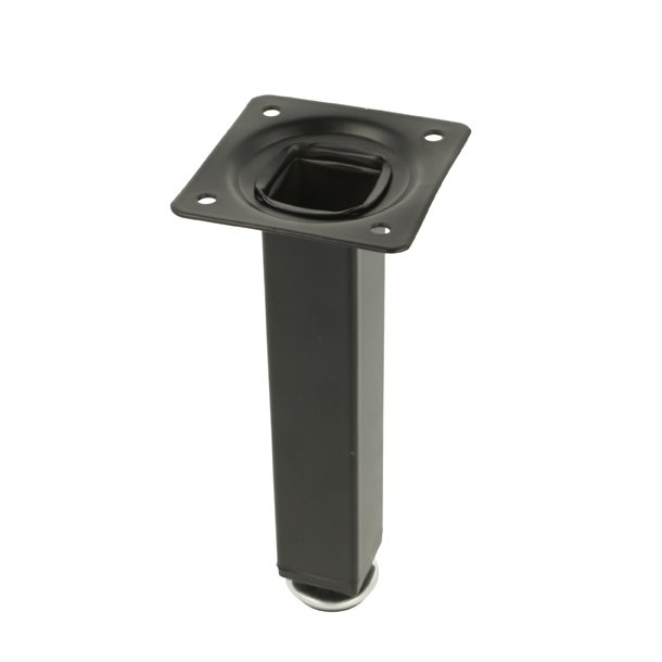 Mbelben "Vera" 25x25mm - Hjde 150mm - Sort