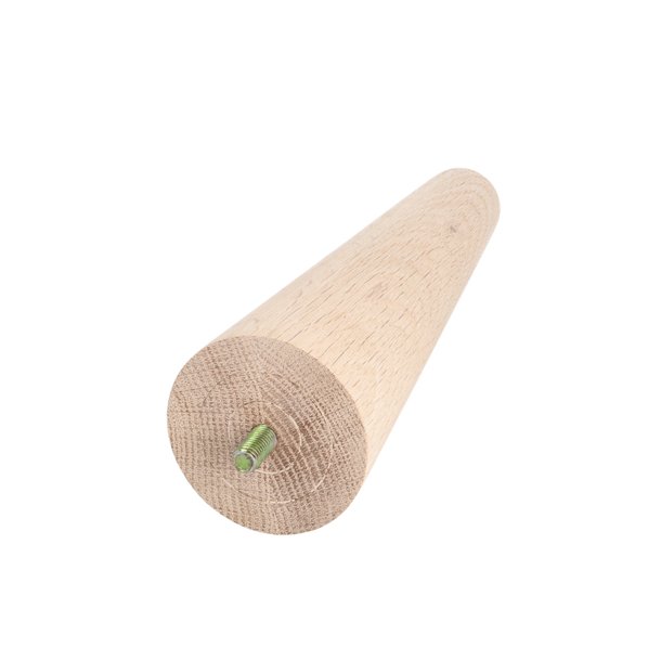 Sofaben "Frida" - Ubehandlet Eg -  59x220mm, M8 Gevind