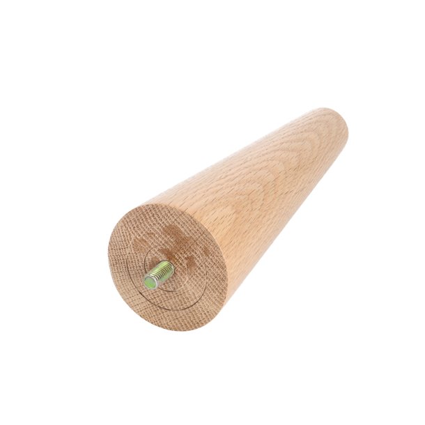 Sofaben "Frida" - Lakeret Eg -  59x220mm, M8 Gevind