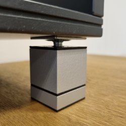 Mbelben "Niko" 40x40mm - Hjde 58mm - Alu Finish