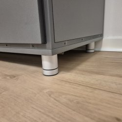 M�belben "Jaco" �40mm - H�jde 58mm - Aluminium Finish