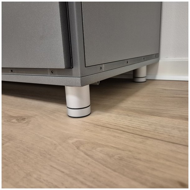 M�belben "Jaco" �40mm - H�jde 58mm - Aluminium Finish