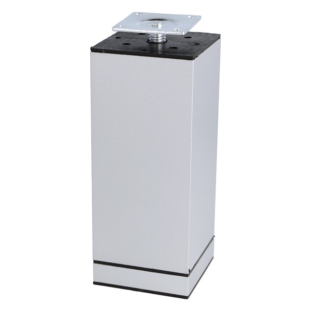 Mbelben "Niko" 60x60mm - Hjde 150mm - Alu Finish