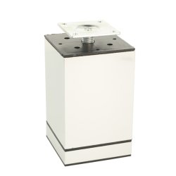 Mbelben "Niko" 60x60mm - Hjde 100mm - Poleret Alu