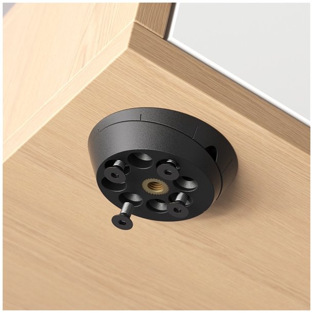 Benbeslag �60mm (M10) - "Twist�n Turn" - 5 Positioner - Sort