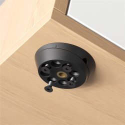 Benbeslag �60mm (M8) - "Twist�n Turn" - 5 Positioner - Sort