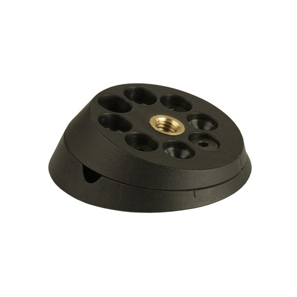 Benbeslag �60mm (M8) - "Twist�n Turn" - 5 Positioner - Sort