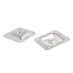 Mbelbenbeslag 58x66mm med Mtrik - 10 Vinkel - Elforzinket