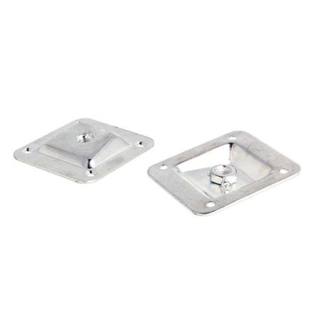 M�belbenbeslag 58x66mm med M�trik - 10� Vinkel - Elforzinket