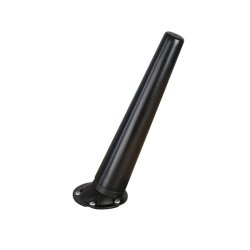 Benbeslag 85mm 4 Positioner- M8 - Rustfri Stl - Sort