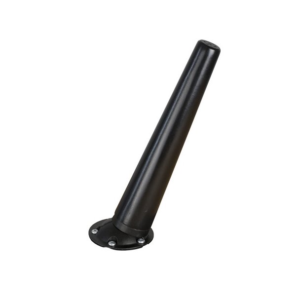 Benbeslag 85mm 4 Positioner- M8 - Rustfri Stl - Sort