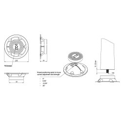 Benbeslag 85mm 4 Positioner- M8 - Rustfri Stl - Slv