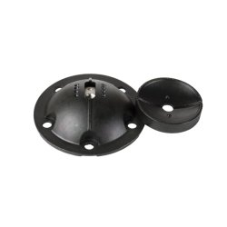 Benbeslag 85mm 4 Positioner- M8 - Rustfri Stl - Sort