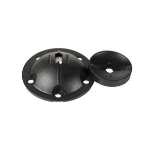 Benbeslag 85mm 4 Positioner- M8 - Rustfri Stl - Sort