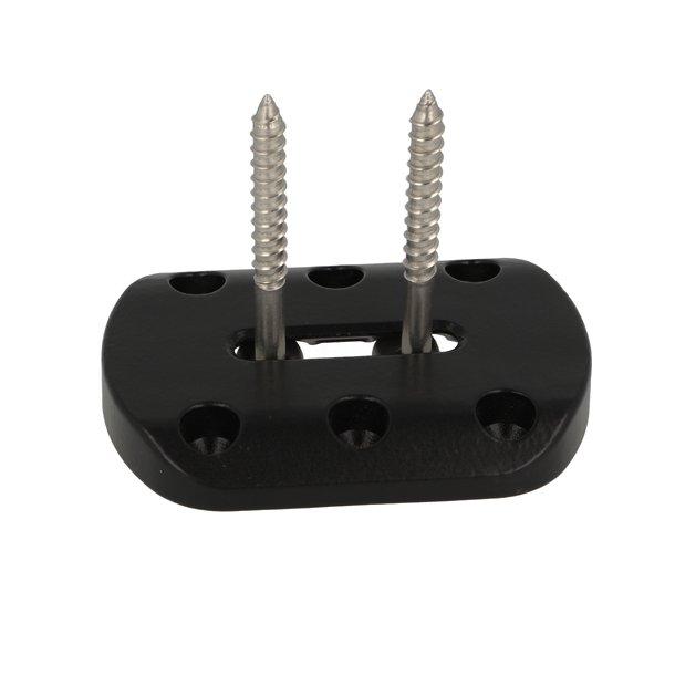 Benbeslag - Vinkeljusterbart - 80x110x15mm - Sort