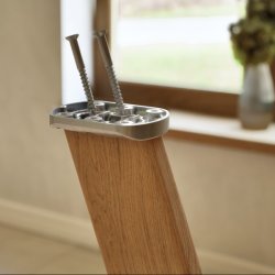 Benbeslag - Vinkeljusterbart - 80x110x15mm - Sort