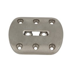 Benbeslag - Vinkeljusterbart - 80x110x15mm - Slv