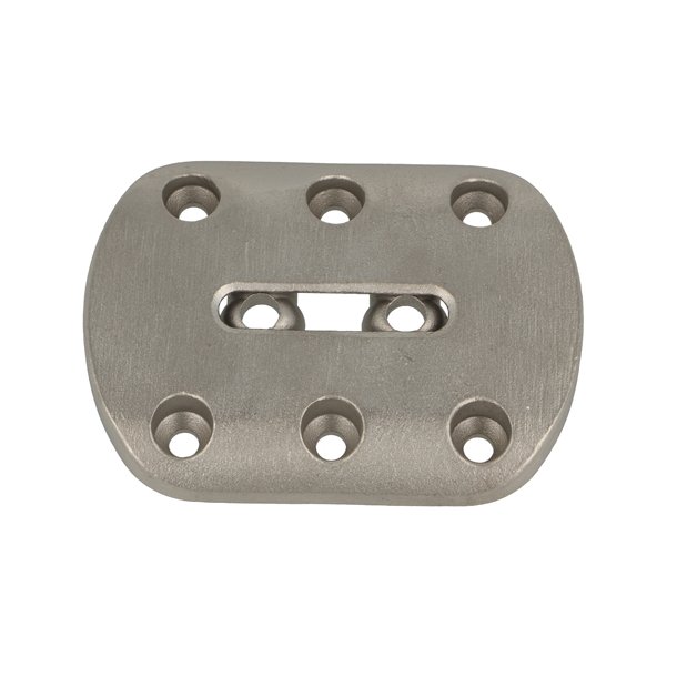 Benbeslag - Vinkeljusterbart - 80x110x15mm - Slv