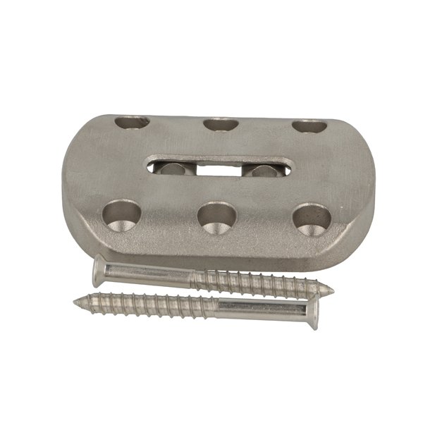 Benbeslag - Vinkeljusterbart - 80x110x15mm - Slv