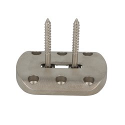 Benbeslag - Vinkeljusterbart - 80x110x15mm - Slv