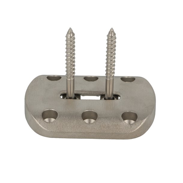 Benbeslag - Vinkeljusterbart - 80x110x15mm - Slv