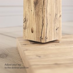 Benbeslag 100x100mm - "X-treme" - Rustfri St�l