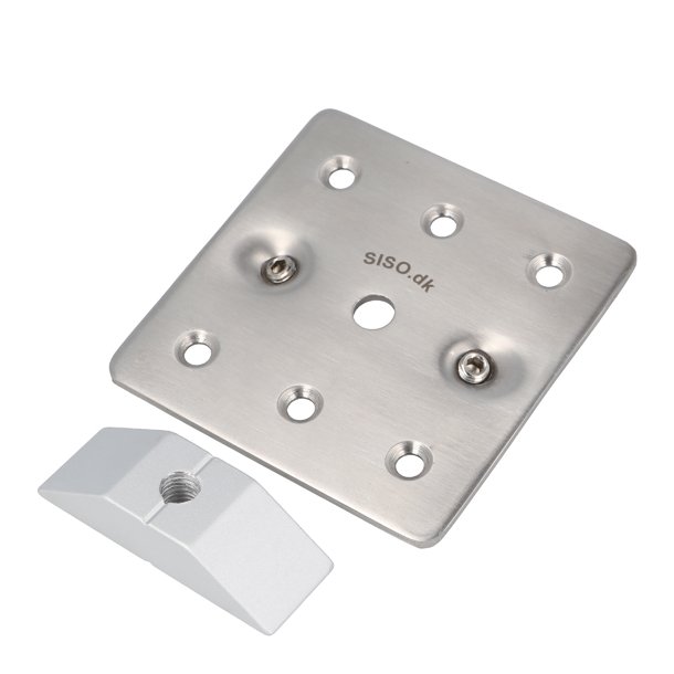 Benbeslag 100x100mm - "X-treme" - Rustfri St�l