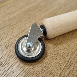 Bakkebord Hjul "Titus" 50mm - Forniklet