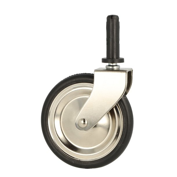 Bakkebord Hjul "Titus" 75mm - Forniklet