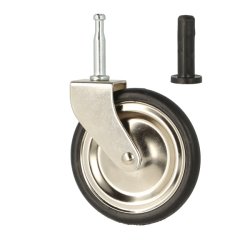 Bakkebord Hjul "Titus" 75mm - Forniklet