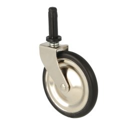 Bakkebord Hjul "Titus" 75mm - Forniklet