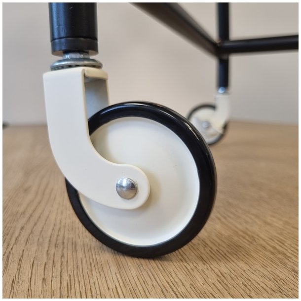 Bakkebord Hjul "Tacitus" 73,5mm - Hvid