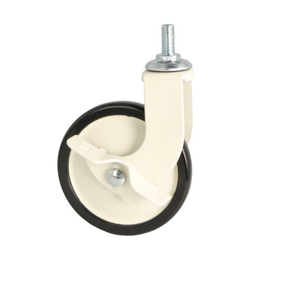 Bakkebord Hjul "Tacitus" 73,5mm - Hvid - med Bremse