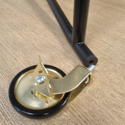 Bakkebord Hjul "Tacitus" 73,5mm - Formessinget - med Bremse