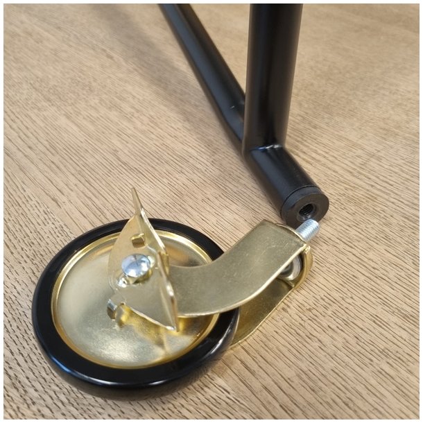 Bakkebord Hjul "Tacitus" 73,5mm - Formessinget - med Bremse