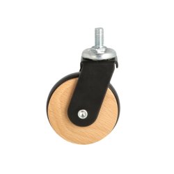 Mbelhjul "Hadrian" 62mm - Sort/Bg