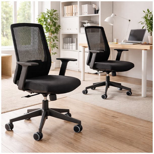 Kontorstolhjul "Probus" �50mm - Bl�d - 10mm Tap