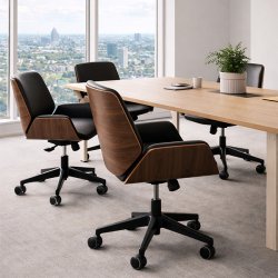 Kontorstolhjul "Tiberius" �50mm - H�rd - 10mm Tap