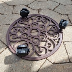 Mbelhjul "Galba" 40mm - M8x15mm - Sort