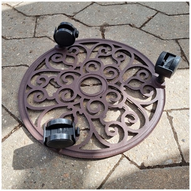 Mbelhjul "Galba" 40mm - M8x15mm - Sort