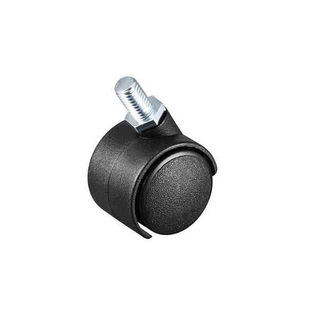 Mbelhjul "Galba" 40mm - M8x15mm - Sort